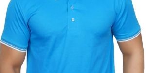 Polyester Polo Neck T-shirts