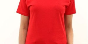 Women Round Neck Premium Biowash Cotton T-Shirt