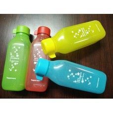 Tupperware Aquasafe Square Fliptop Water Bottle
