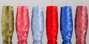 SCHIFFLI EMBROIDERED BOBINE