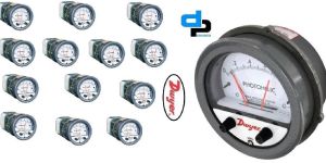 Dwyer A3000-750PA Photohelic Pressure Switch Gauge Range 0-750 Pa.