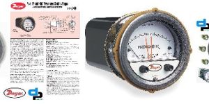 Dwyer A3006 Photohelic Pressure Switch Gauge Range 0-6.0 Inch w.c.