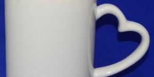 Sublimation Heart Handle Mug Colored Mug
