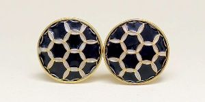 Enamel Black Cufflinks