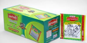 Aromi Assorted Size Pouch Pack Steel Safety Pins