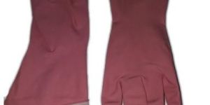 Pink Laboratory Hand Gloves