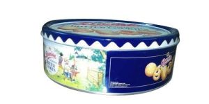 Blue Cake Tin Containers