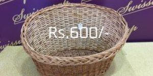 Round Cane Basket