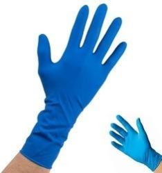 Blue Nitrile Hand Gloves