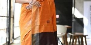 100% pure Tussar Dupian Raw silk saree