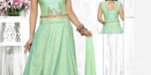 Pista Green Lehnga Choli
