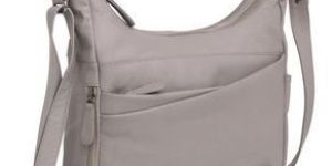 Ladies Creamy Leather Sling Bag