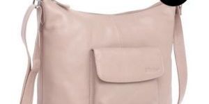 Ladies Pink Leather Tote Bag