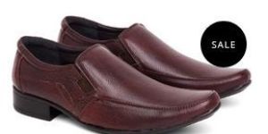 Mens Dark Brown Leather Formal Shoes