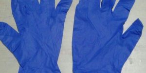 Blue Nitrile Hand Gloves
