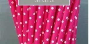 Spots Paper Straw