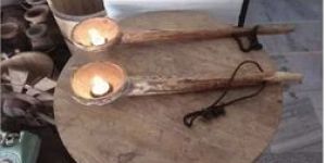 Wooden Candle Holder