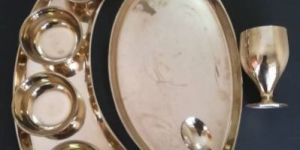 Luxury Bronze Banana Shaped Dining Set