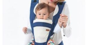 Front Facing Blue Baby Slings