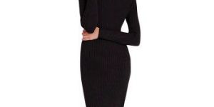 Ladies Knitted Slim Dress