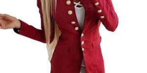 Ladies Single Breasted Long Coat