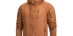 Mens Hooded Leather Jacket