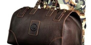 Mens Leather Duffel Bag