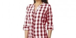 Maroon Check Shirts