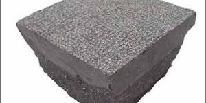 BLACK GRANITE BUSH HAMMERED COBBLE