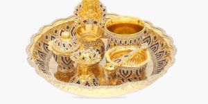 Silver Pooja Thali