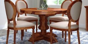 Clark 4 Seater Round Dining Set