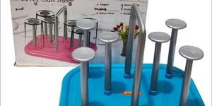 Stainless Steel Glass Stand