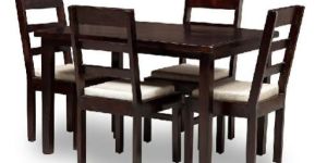 4 Seater Solid Wooden Dining Table