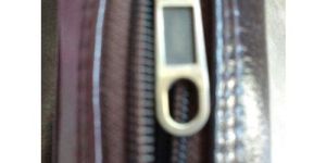 Brown Brass Bag Zipper