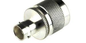 N Plug to BNC Socket Straight 50 RF Adapter Type 4GHz