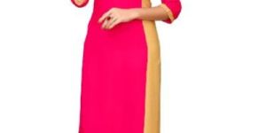Dark Pink Rayon Kurti