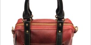 Ladies 100 Percent Pure Brown Leather Bag
