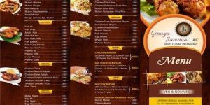 Hotel Menu Card Designing Service