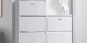 Regular 3 Door Metal Shoe Rack