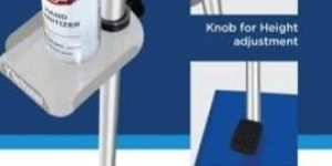 Foot Operated Sanitizer Stand