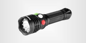 Rechargeable Aluminum Flashlight- LED RISING TRI COLOR TORCH
