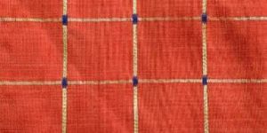 BAMBOO SILK CHECKS FABRICS ,