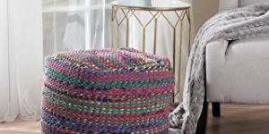 Braided Poufs and Stools