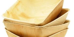 Areca Leaf Square Bowl