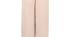 Comfortable Peach Ankle Casual Trousers