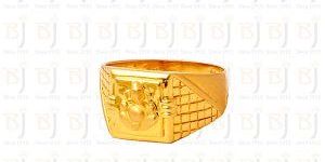 GR1007 Mens Gold Ring