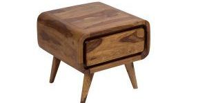 Wood Bedside Table