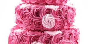 3-Tier Strawberry Flavour Cake