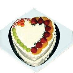 Heart Shaped Fruit Cake