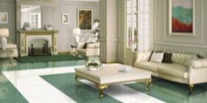 Tropic Green Double Charge Floor Tile